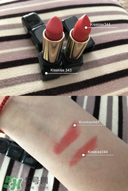 嬌蘭343和344哪個(gè)好看？嬌蘭343和344試色對(duì)比