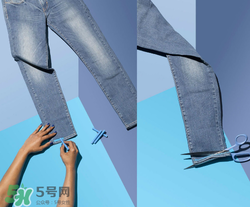 毛邊牛仔褲可以自己剪嗎？毛邊牛仔褲怎么剪？