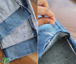 毛邊牛仔褲可以自己剪嗎？毛邊牛仔褲怎么剪？