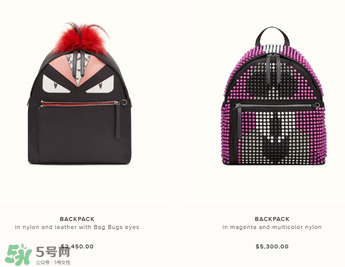 fendi小怪獸雙肩包價格 芬迪小怪獸雙肩包價格