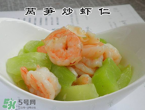萵筍可以和蝦一起吃嗎？萵筍能和蝦仁一起吃嗎？