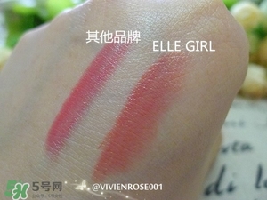 ellegirl愛爾甜心口紅怎么樣？ellegirl口紅色號試色