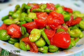 蠶豆和西紅柿能一起吃嗎？西紅柿蠶豆的做法