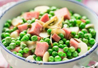 豌豆和火腿能一起吃嗎？豌豆炒火腿腸的做法
