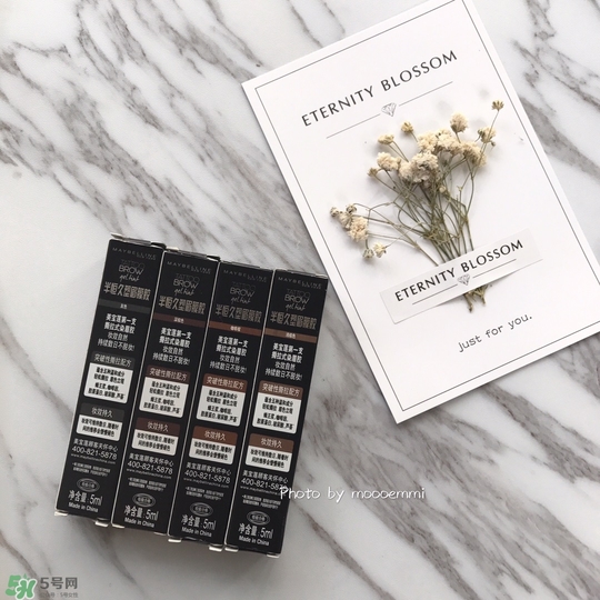 美寶蓮眉膠試色圖片與試用報(bào)告 美寶蓮眉膠試色圖片與試用報(bào)告