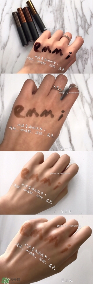 美寶蓮眉膠試色圖片與試用報(bào)告 美寶蓮眉膠試色圖片與試用報(bào)告