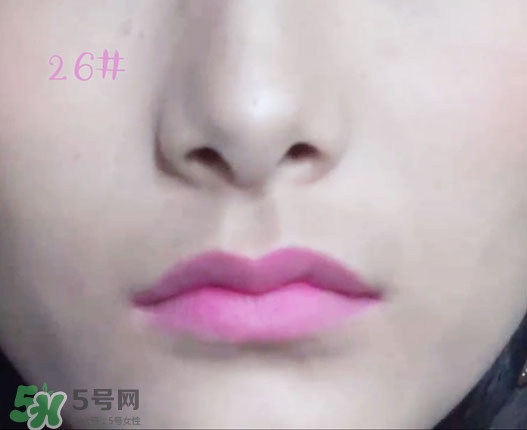 miss rose口紅怎么樣？miss rose口紅色號試色