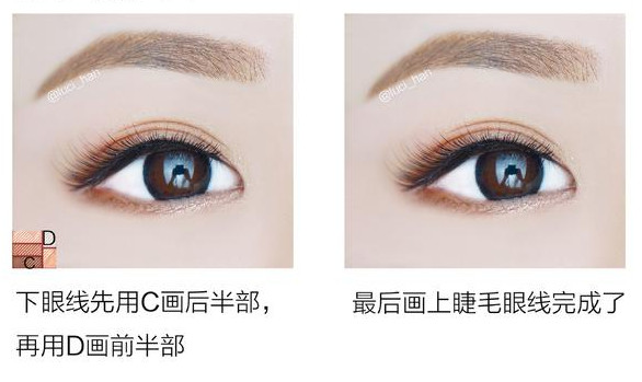 新手眼影的畫法步驟圖解 日常兩種眼影畫法步驟