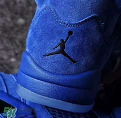 air jordan5麂皮皇家藍正品多少錢？喬丹5代藍麂皮專柜價格