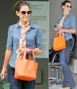 hermes菜籃子包怎么搭配？愛(ài)馬仕菜籃子包街拍上身圖