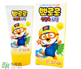 pororo寶露露防曬霜適用年齡 pororo寶露露防曬霜多大孩子用的？
