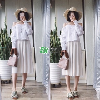 季簡約風穿搭推薦 9套清涼的女生夏裝搭配