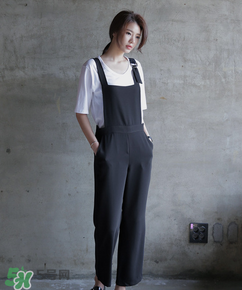 黑色闊腿褲配什么上衣？黑色闊腿褲搭配上衣圖片