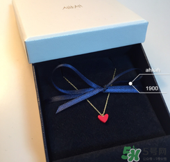 ahkah小紅心項(xiàng)鏈多少錢(qián)？ahkah紅心鎖骨鏈專(zhuān)柜價(jià)格