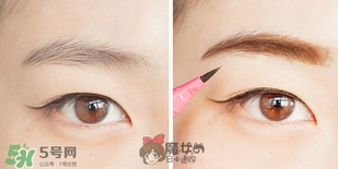 安耐曬安熱沙眉筆怎么用？安耐曬防水液體眉筆色號試色