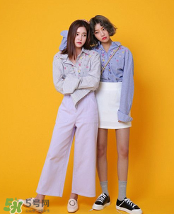 粉色闊腿褲配什么鞋子？粉色闊腿褲搭配鞋子圖片