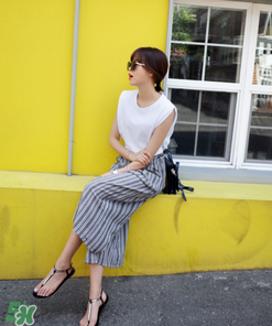 七分闊腿褲搭配什么鞋子？七分闊腿褲搭配鞋子圖片