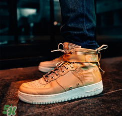 nike sf af1 mid空軍一號蘑菇色上腳效果怎么樣？