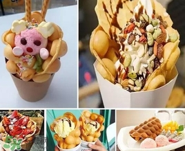 雞蛋仔冰淇淋怎么吃？雞蛋仔冰淇淋用硬冰淇淋還是軟冰淇淋