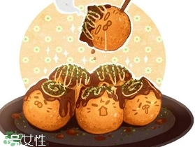 章魚燒是哪個國家的小吃？章魚燒上面的皮是什么