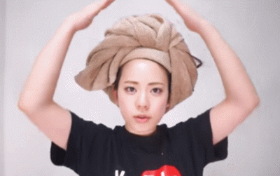 怎么用毛巾包頭發(fā)？如何用毛巾包頭發(fā)圖解