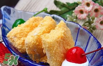 油炸冰淇淋為什么不化？油炸冰淇淋的做法