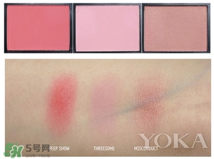 nars threesome腮紅多少錢？nars threesome腮紅色號試色