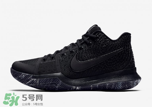 nike kyrie 3 triple black耐克歐文3代純黑配色什么時(shí)候發(fā)售？