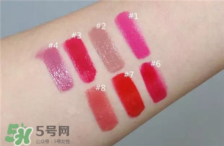 雅頓星幻液體唇膏色號 雅頓星幻液體唇膏試色