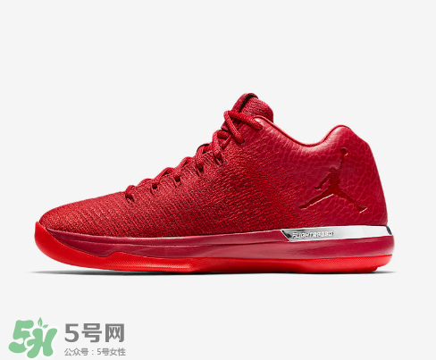 air jordan 31 low大紅配色多少錢？aj31 low紅色專柜價(jià)格