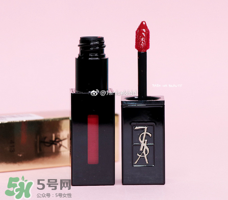 ysl黑管唇釉413是什么顏色？ysl圣羅蘭黑管唇釉413試色