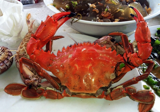 石夾紅螃蟹怎么吃？石夾紅螃蟹煮多久