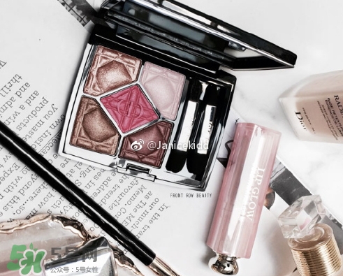 迪奧2017限定五色眼影多少錢？迪奧2017限定五色眼影色號試色