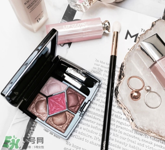 迪奧2017限定五色眼影多少錢？迪奧2017限定五色眼影色號試色