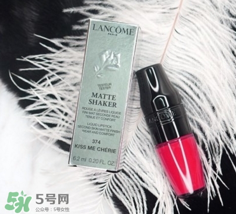 蘭蔻搖搖染唇液374 蘭蔻搖搖染唇液374車厘子試色 蘭蔻搖搖染唇液374 蘭蔻搖搖染唇液374車厘子試色