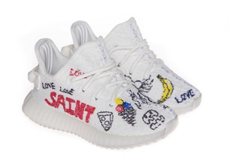 adidas yeezy 350 boost v2兒童定制版在哪買_怎么買？