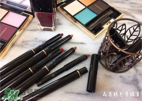 suqqu晶采絕色唇線筆色號(hào)_試色圖