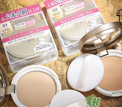 cezanne倩麗蜜粉餅怎么樣？倩麗粉餅色號試色