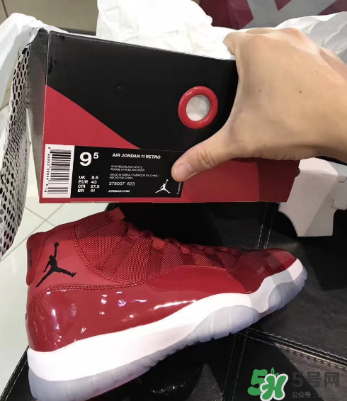 air jordan 11 gym red安東尼全紅配色實(shí)物怎么樣？