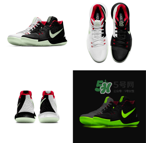 歐文同款黑白鴛鴦夜光kyrie 3怎么定制_在哪里買？