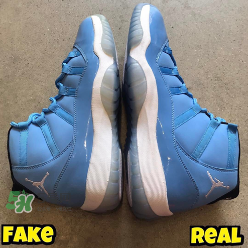 air jordan 11北卡藍真假怎么分辨？aj11北卡藍真假鑒定