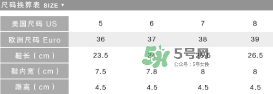 teva涼鞋鞋碼怎么選？teva鞋碼對(duì)照表