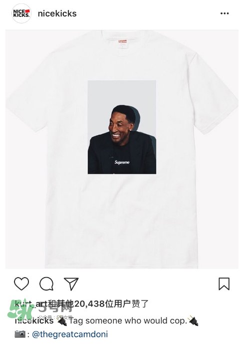 supreme皮蓬photo tee會發(fā)售嗎？supreme將推出皮蓬photo tee？