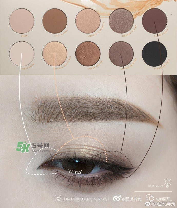 zoeva naturally yours眼影盤怎么畫？naturally yours教程