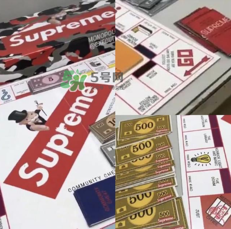 supreme版大富翁是什么樣的？大富翁和supreme聯(lián)名是真的嗎？