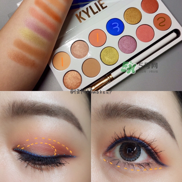 南瓜色眼妝畫(huà)法 南瓜色眼妝教程