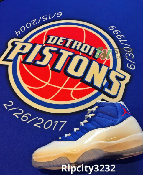 漢密爾頓同款air jordan 11活塞隊配色會發(fā)售嗎？