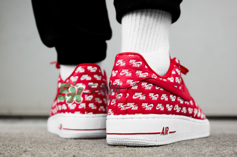 nike air force 1 low logo上腳效果怎么樣？空軍一號logo款上腳
