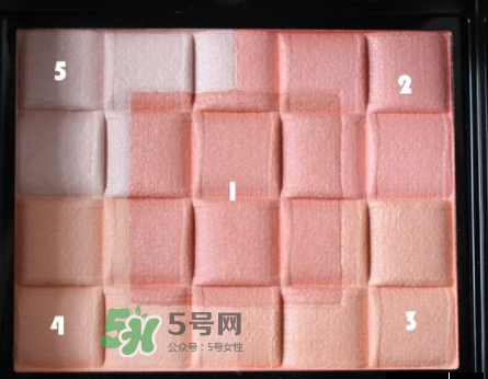 MAQuillAGE心機(jī)五色腮紅怎么樣？MAQuillAGE心機(jī)五色腮紅試色