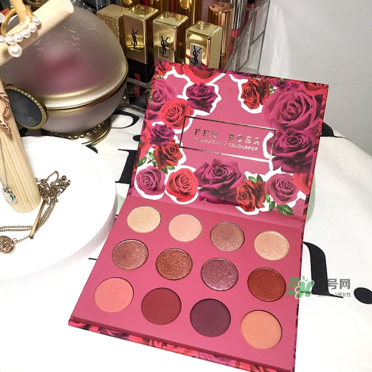 colourpop玫瑰眼影盤怎么樣_colourpop she眼影盤好用嗎